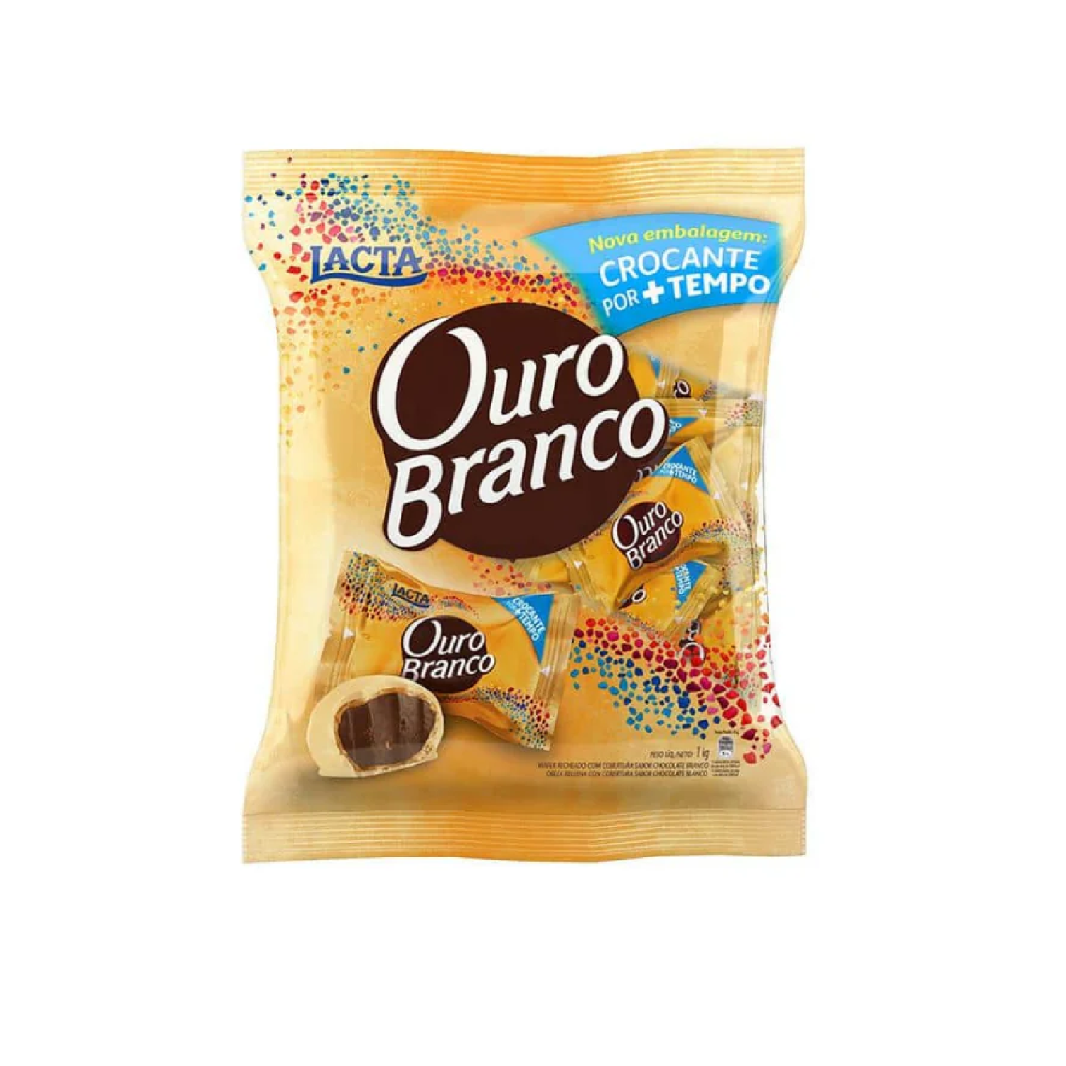 Lacta Bombom Ouro Branco Pacote (1Kg)